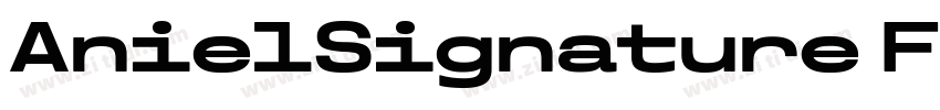 AnielSignature For P字体转换